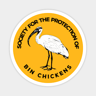 Society For The Protection Of Bin Chickens Magnet